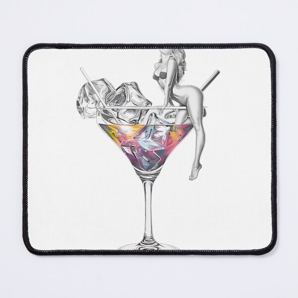 Item preview, Glamorous Martini Goddess ⭐⭐⭐⭐⭐ designed and sold by Redbubble-Gulf.