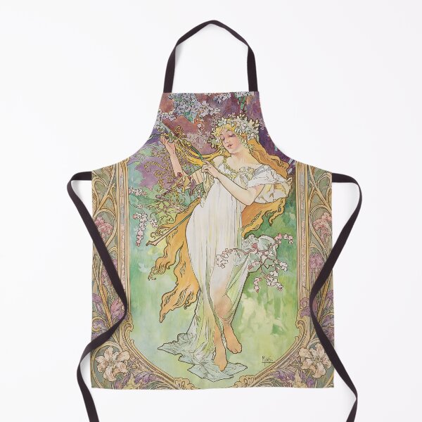 Item preview, Alphonse Mucha The Seasons Spring designed and sold by maniacfitness.
