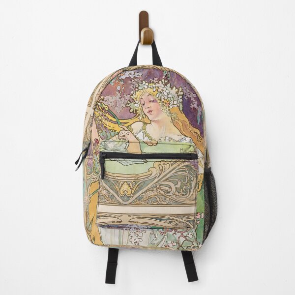 Item preview, Alphonse Mucha The Seasons Spring designed and sold by maniacfitness.