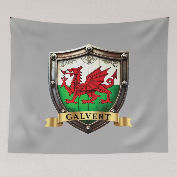 Item preview, Calvert Welsh Heritage Crest Shield designed and sold by Highlandkings.
