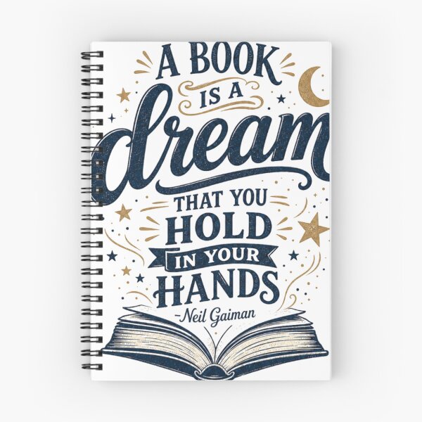 Item preview, Neil Gaiman Quote on Books designed and sold by SoCalStylez.