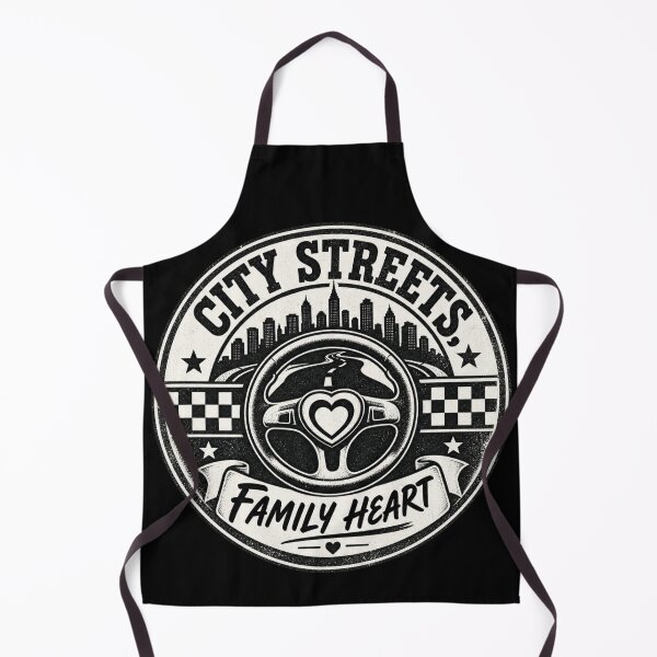 Aperçu de l'œuvre Logo de l'emblème du cœur de la famille City Streets créée et vendue par Haque Designs.