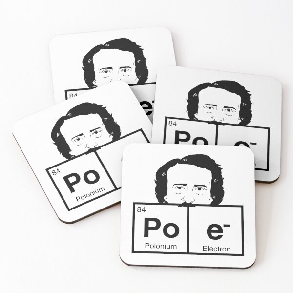 Item preview, Edgar Allan Poe Periodic Table designed and sold by humnoo.