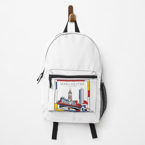 Item preview, Manchester Mondrian style poster 3D designed and sold by CMYKStudio.