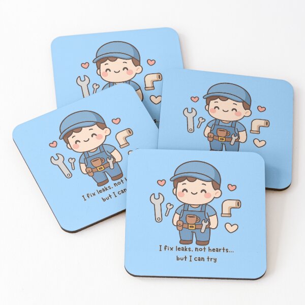 Item preview, Plumber kawaii style  designed and sold by KawaiiHero.