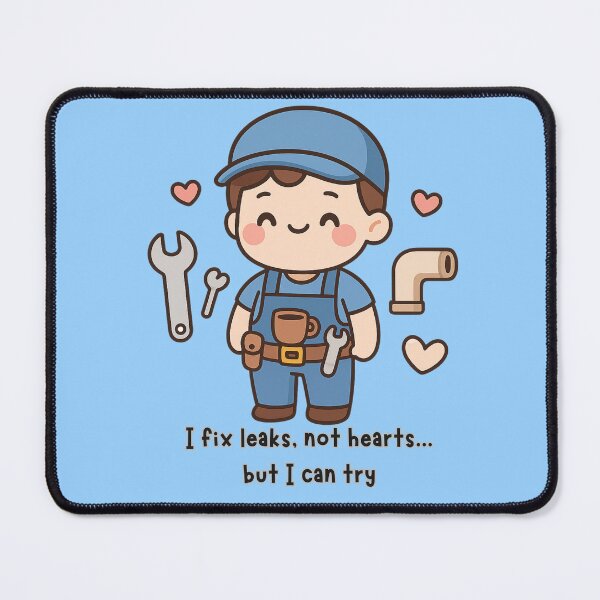 Item preview, Plumber kawaii style designed and sold by KawaiiHero.