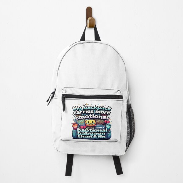Item preview, Funny Backpack Emotional Baggage Shirt – Travel Humor Backpacker Gift, Relatable Traveler Design designed and sold by Sushikidsntod.