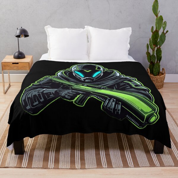Item preview, Futuristic Cyberpunk Gaming Warrior Neon Vector Art Design designed and sold by Altospecial.