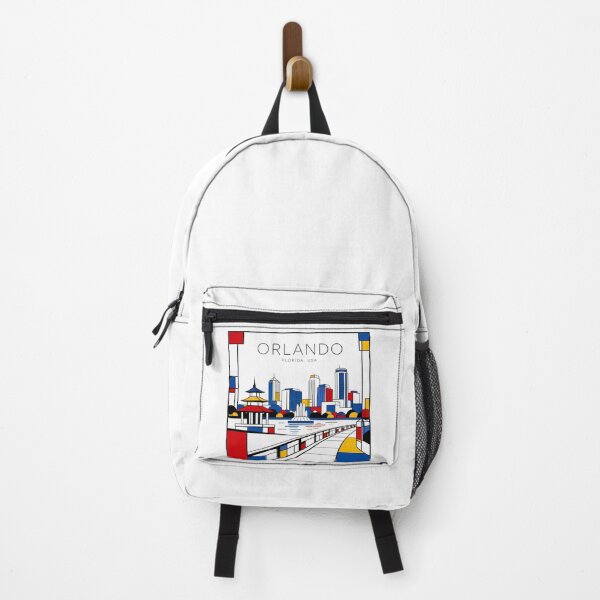 Item preview, Orlando Mondrian style poster 3D designed and sold by CMYKStudio.