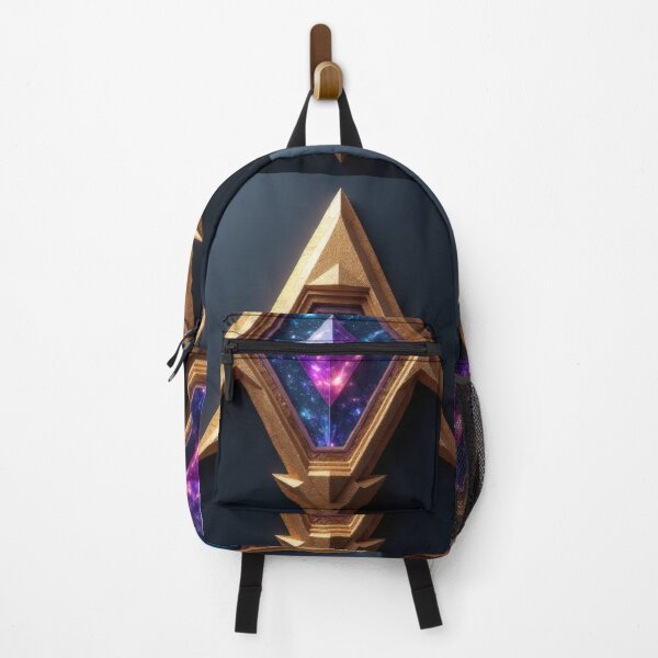 Item preview, Mysterious gemstone with cosmic brilliance in a golden frame designed and sold by Mianku | Für das Leben.