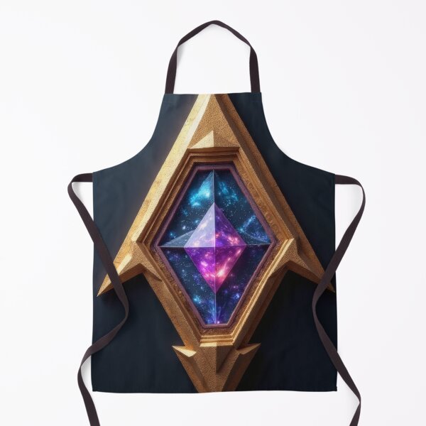 Item preview, Mysterious gemstone with cosmic brilliance in a golden frame designed and sold by Mianku | Für das Leben.