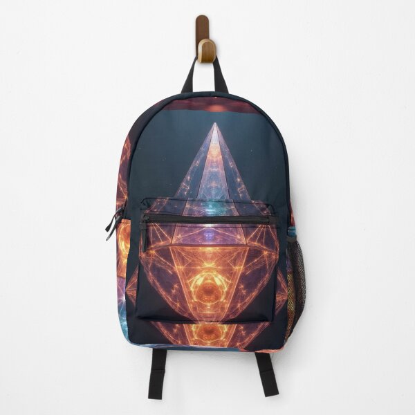 Item preview, Geometric crystal awakens in cosmic brilliance designed and sold by Mianku | Für das Leben.