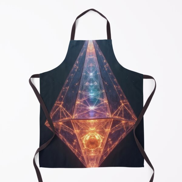 Item preview, Geometric crystal awakens in cosmic brilliance designed and sold by Mianku | Für das Leben.