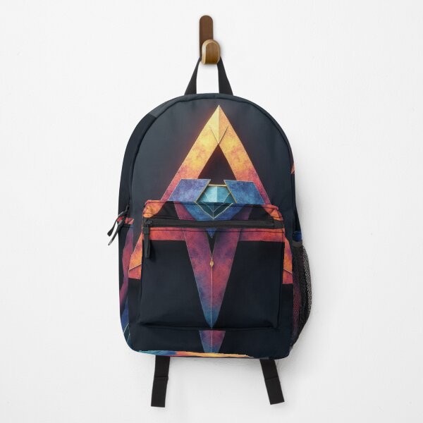 Item preview, Geometric emblem made of gemstone and triangles designed and sold by Mianku | Für das Leben.
