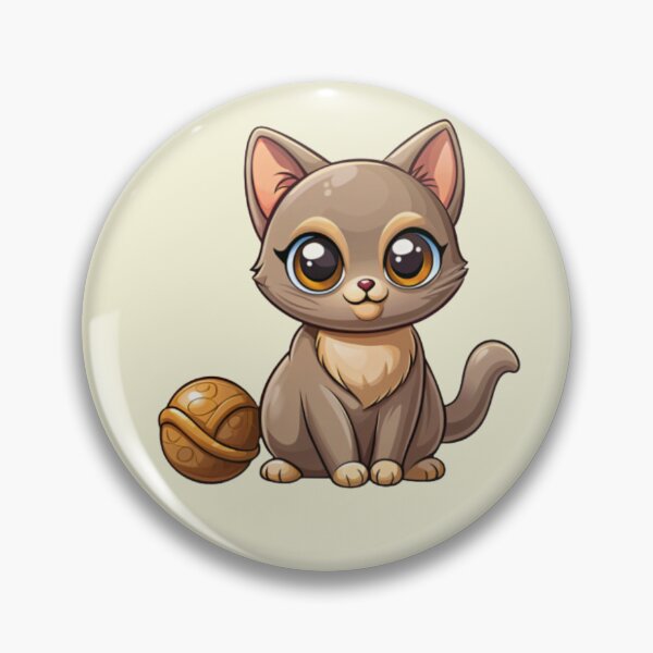 Artikelvorschau, Niedliche Kawaii-Burma-Katze mit Wollknäuel entworfen und verkauft von Mousy17.
