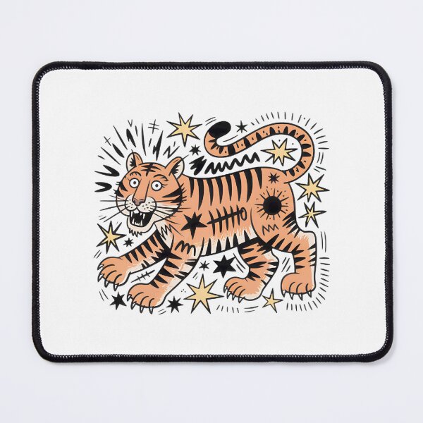 Item preview, Roaring Tiger Starburst Design ⭐⭐⭐⭐⭐ designed and sold by Wings2021.