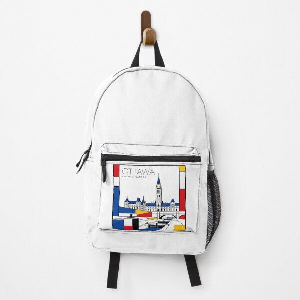Item preview, Ottawa Mondrian style poster 3D designed and sold by CMYKStudio.