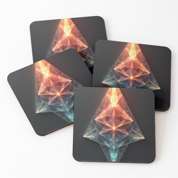 Item preview, Geometric crystal object glows in the dark designed and sold by Mianku | Für das Leben.