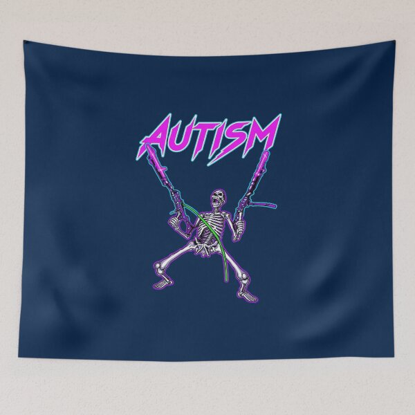 Item preview,  Autism Awareness Skeleton Shirt  designed and sold by lancelotlucas.