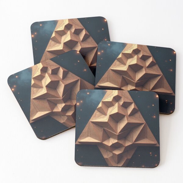 Item preview, Geometric artifact embedded in starlight designed and sold by Mianku | Für das Leben.