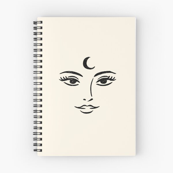 Item preview, Celestial Moon Goddess Face Line Art designed and sold by jianina-alondra.
