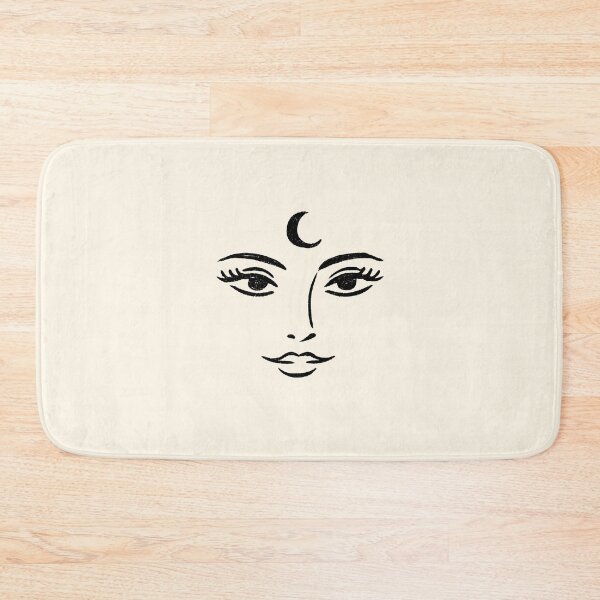 Item preview, Celestial Moon Goddess Face Line Art designed and sold by jianina-alondra.