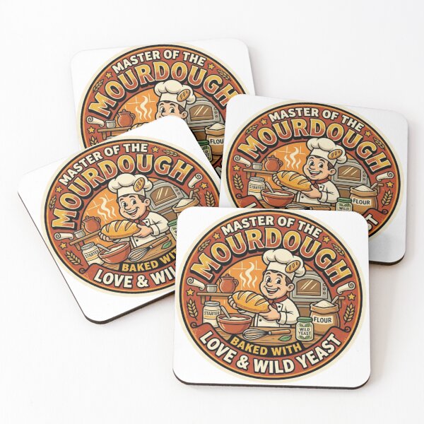 Item preview, Master Of The Sourdough Vintage Baker Retro Badge designed and sold by lovepower.
