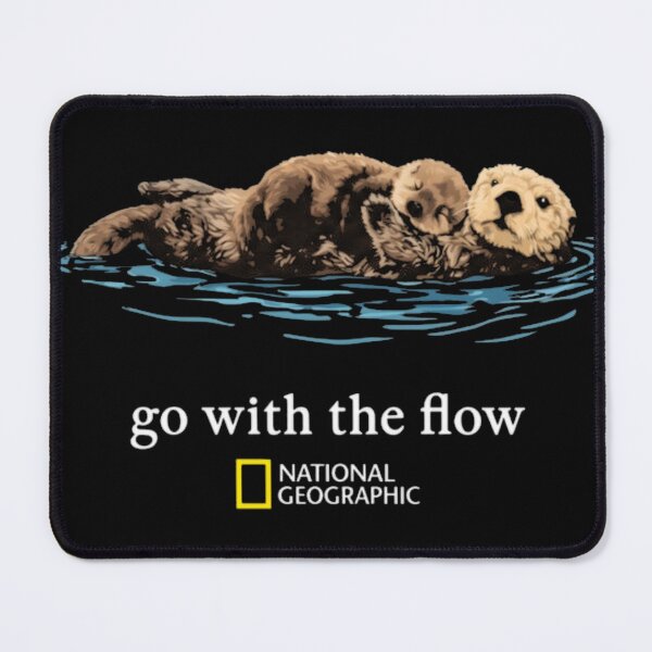 Item preview, Go With The Flow National Geographic Sea Otter Wil designed and sold by TheInkNook.
