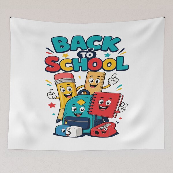 Item preview, Back to School Retro Classroom Supplies Design designed and sold by JansenGS.