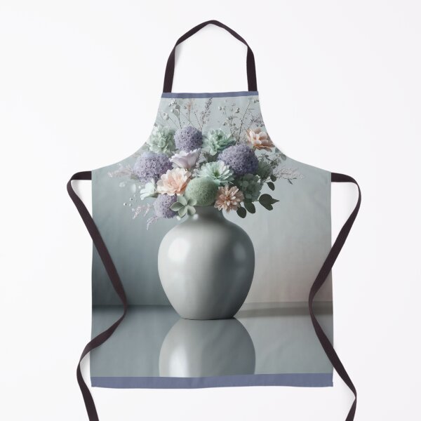 Item preview, Pastel Flower Bouquet in White Vase, Soft Botanical Still Lifec designed and sold by NarjaShop.