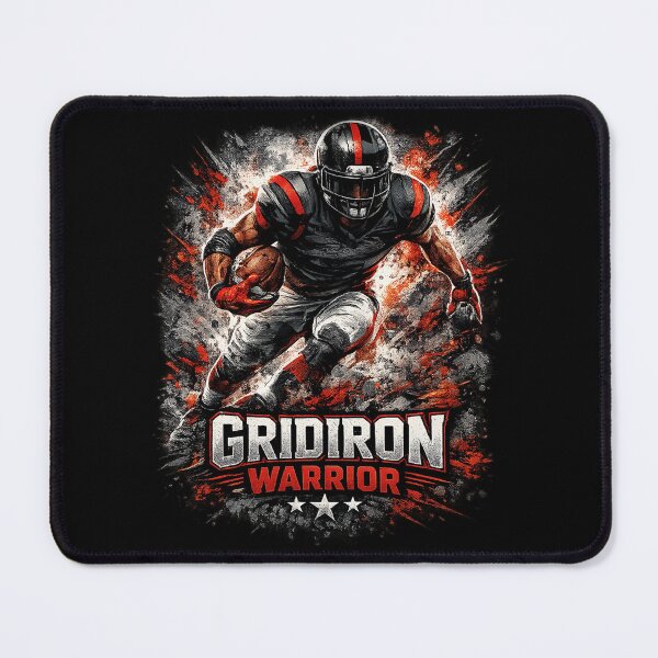 Item preview, Gridiron Warrior Football Player Sports Design designed and sold by mbmstores.