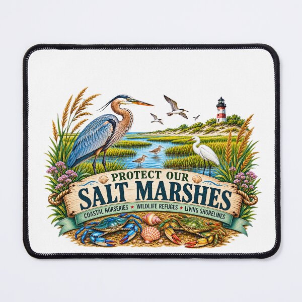 Item preview, Protect Our Salt Marshes – Coastal Wetlands & Wildlife designed and sold by Penbrook Farms.