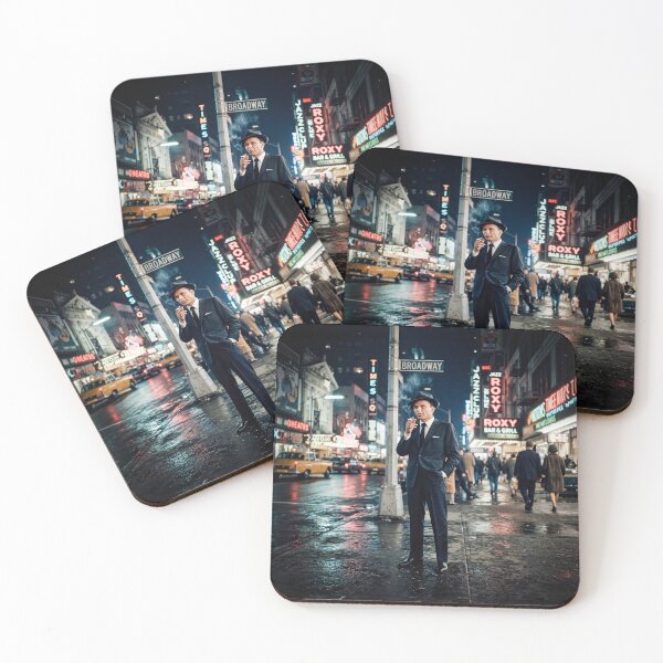 Item preview, Frank Sinatra On NYC Corner Smoking Cigarette designed and sold by Home Decor Art.