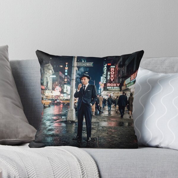 Item preview, Frank Sinatra On NYC Corner Smoking Cigarette designed and sold by Home Decor Art.