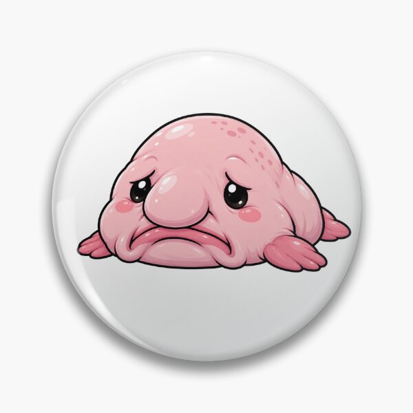 Item preview, Grumpy Cartoon Blobfish Design designed and sold by Creativeworksuk.