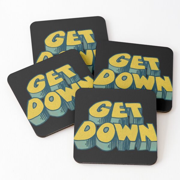 Item preview, Get Down 70S Style Aesthetic Typography Design designed and sold by nkpchii_3.
