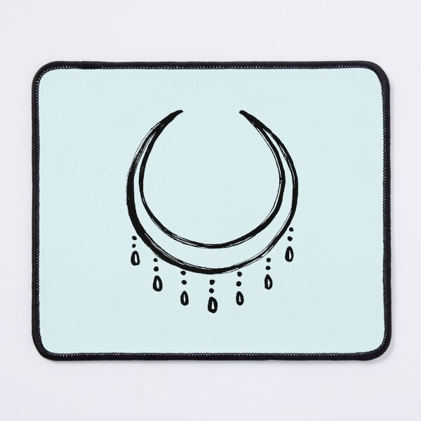 Item preview, Mystical Crescent Moon Celestial Line Art designed and sold by jianina-alondra.