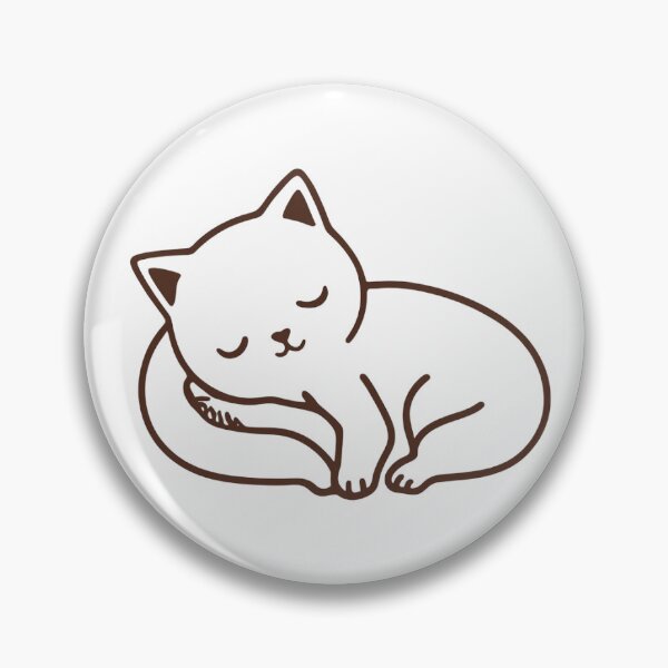 Item preview, Napping cat minimalist designed and sold by Miming.