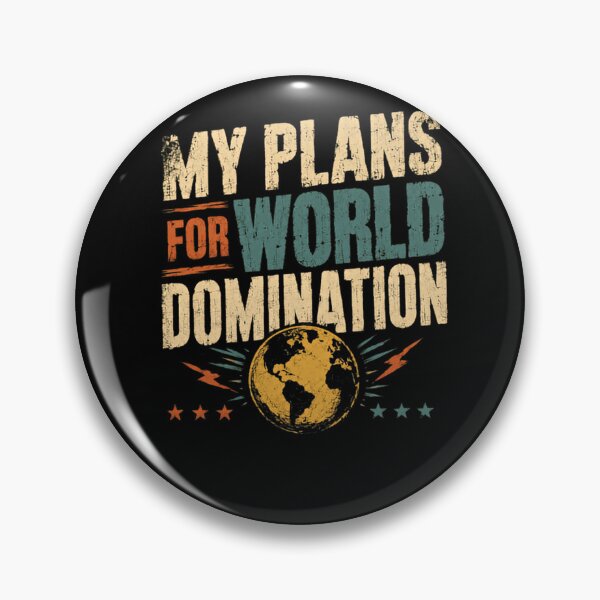 Item preview, My Plans For World Domination Mastermind Funny Sarcastic Humorous designed and sold by HumansStuck12.