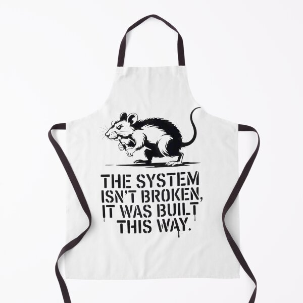 Item preview, The System Was Built This Way Rat Design ⭐⭐⭐⭐⭐ designed and sold by Wings2021.