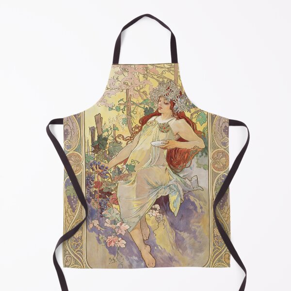 Item preview, Alphonse Mucha The Seasons Autumn 1896 designed and sold by maniacfitness.