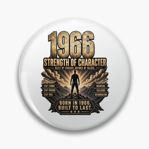 Item preview, Born in 1966 Strength of Character designed and sold by JMDG Studio.