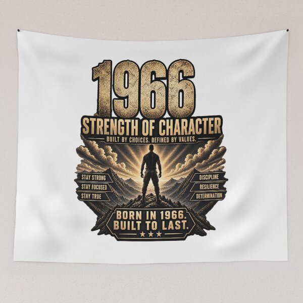 Item preview, Born in 1966 Strength of Character designed and sold by JMDG Studio.