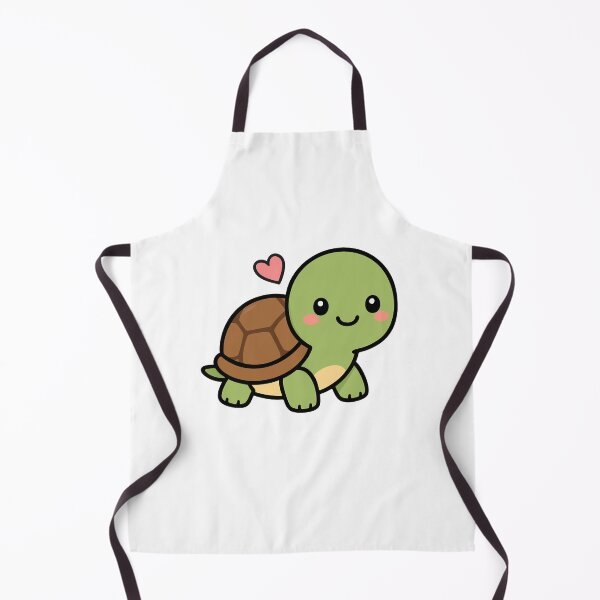 Item preview, Cute Kawaii Turtle With Heart Adorable Animal Lover Design designed and sold by VectorForge Studio.