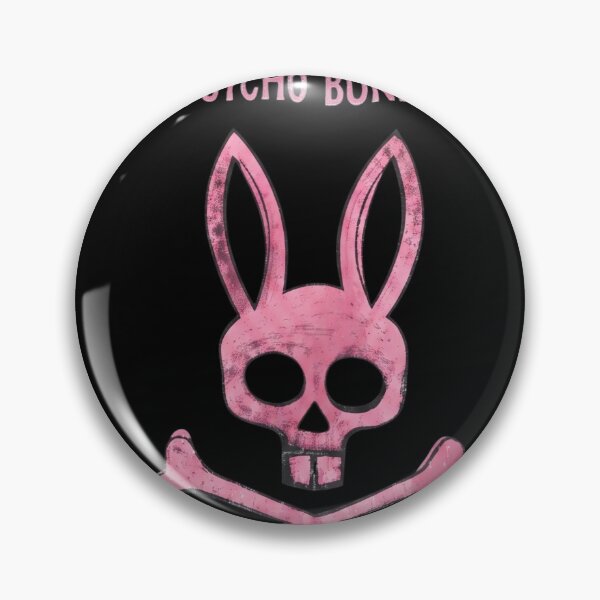 Item preview, Psycho Bunny Black T-Shirt with Pink Skull-Bunny Graphic designed and sold by johnExpress02.