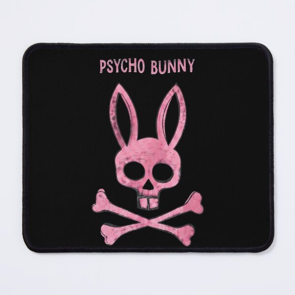 Item preview, Psycho Bunny Black T-Shirt with Pink Skull-Bunny Graphic designed and sold by johnExpress02.