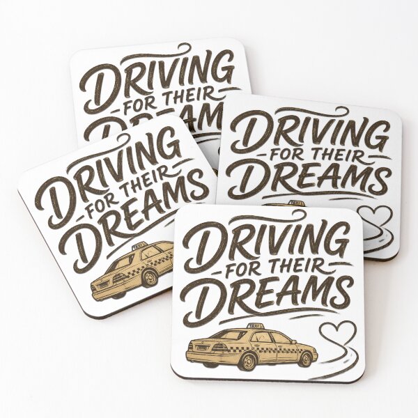 Item preview, Driving For Their Dreams Taxi Quote designed and sold by Haque Desigens.