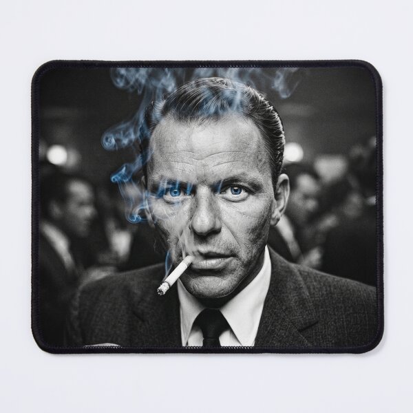 Item preview, Frank Sinatra Black And White Portrait designed and sold by Home Decor Art.