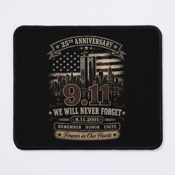 Item preview, 9 11 25th Anniversary We Will Never Forget Twin Towers Patriotic designed and sold by haitrieuic96.
