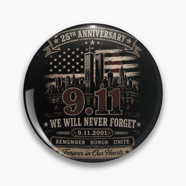 Item preview, 9 11 25th Anniversary We Will Never Forget Twin Towers Patriotic designed and sold by haitrieuic96.